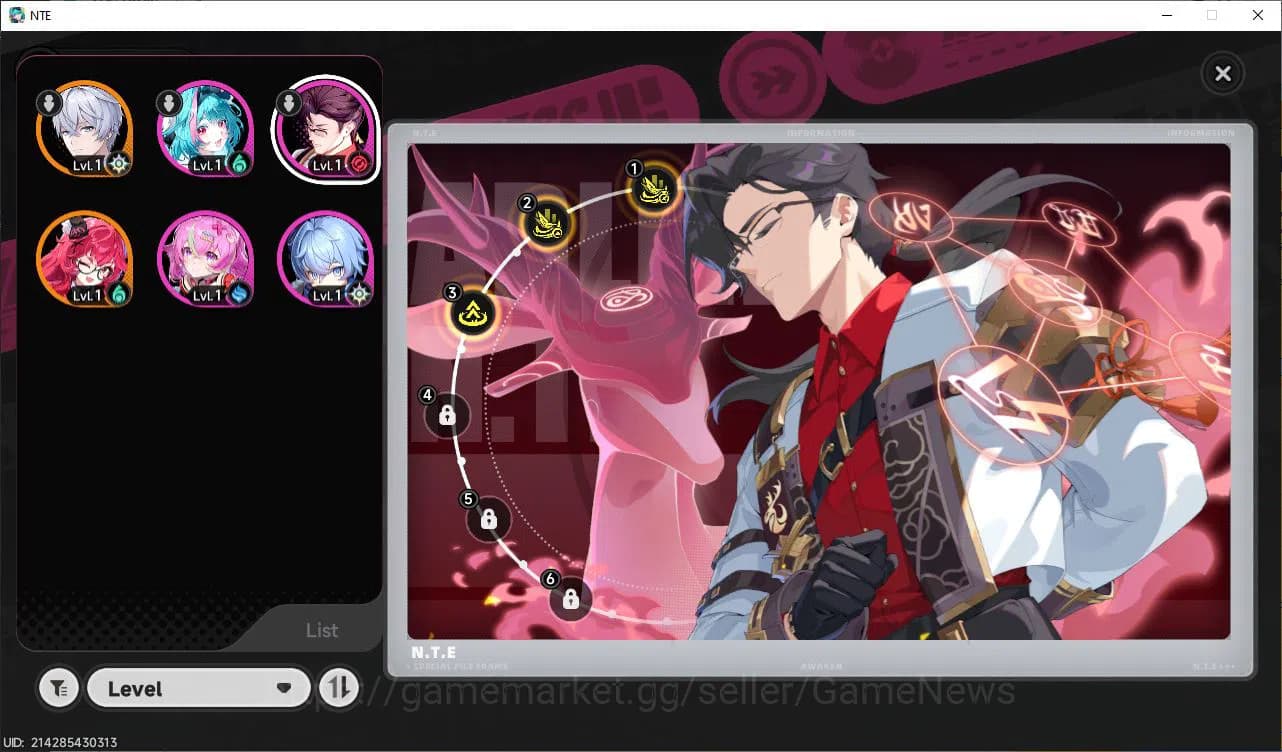 Neverness to Everness Accounts GLOBAL EU|HL 3|1 SSR Nanally |4 SR [Haniel A2,Adle image 4