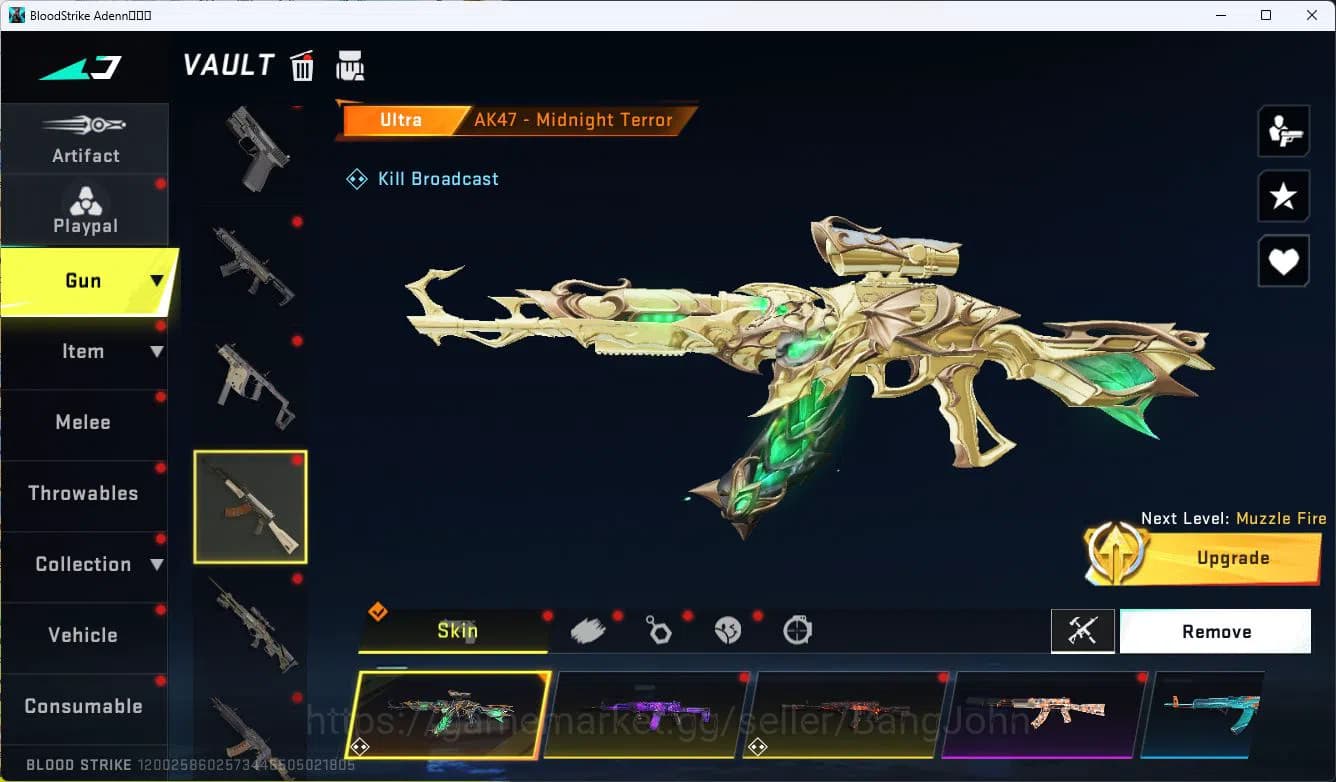 Blood Strike Accounts ASIA|ETERNAL=AUG(LVL1)|EVOLVED FAL|LIMITED=RPK|ULT image 15