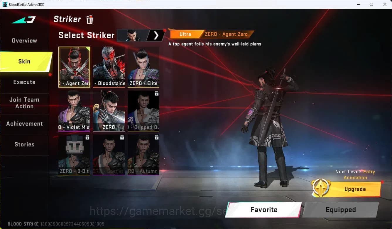 Blood Strike Accounts ASIA|ETERNAL=AUG(LVL1)|EVOLVED FAL|LIMITED=RPK|ULT image 19