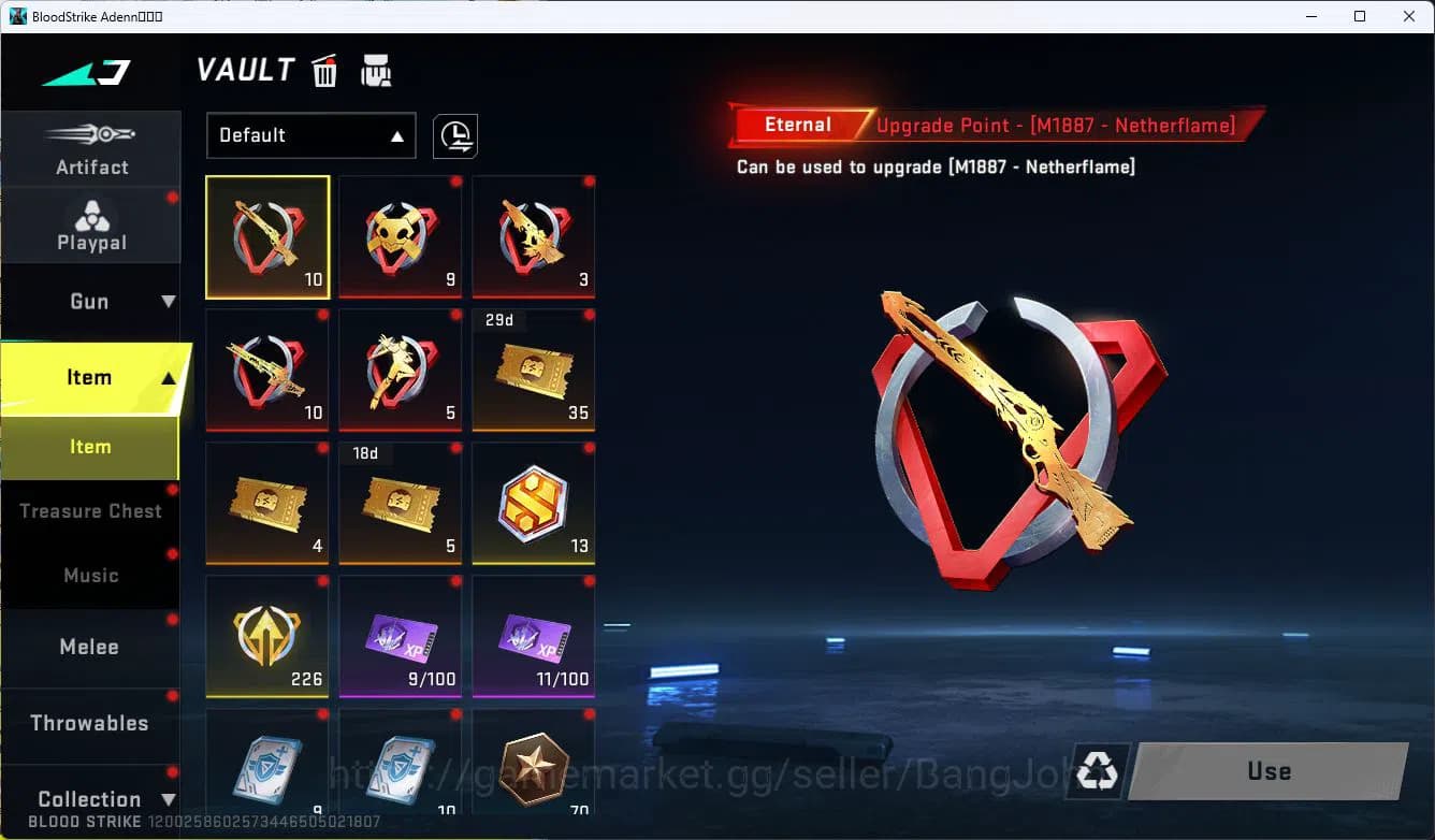 Blood Strike Accounts ASIA|ETERNAL=AUG(LVL1)|EVOLVED FAL|LIMITED=RPK|ULT image 6