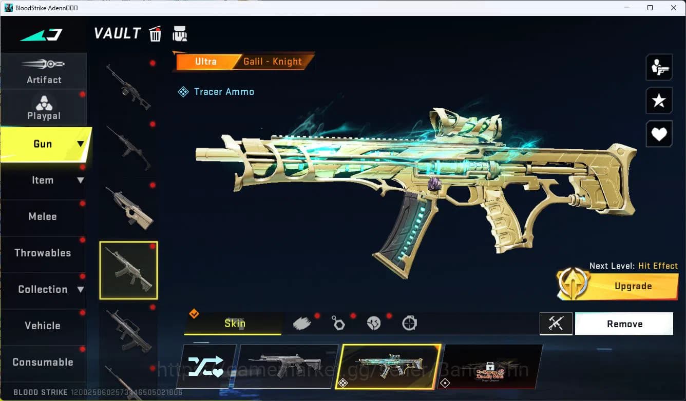 Blood Strike Accounts ASIA|ETERNAL=AUG(LVL1)|EVOLVED FAL|LIMITED=RPK|ULT image 8