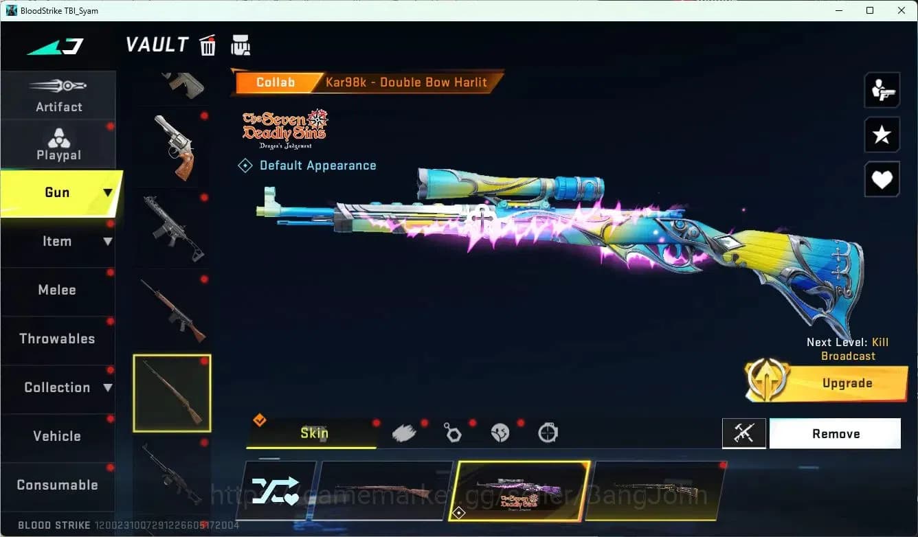 Blood Strike Accounts ASIA | Eternal ZERO-Odashadow | Legendary Katana-R image 6