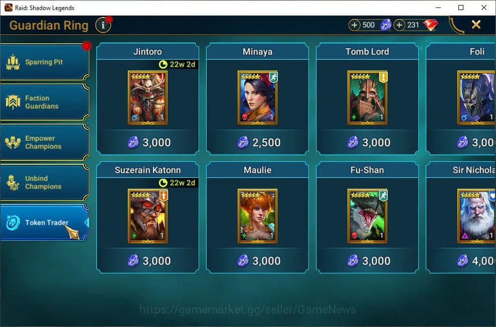 Raid: Shadow Legends Accounts Lv46 1,3M Power|1 Mythic(Siegfrund)|27 Legend(Ninj image 17