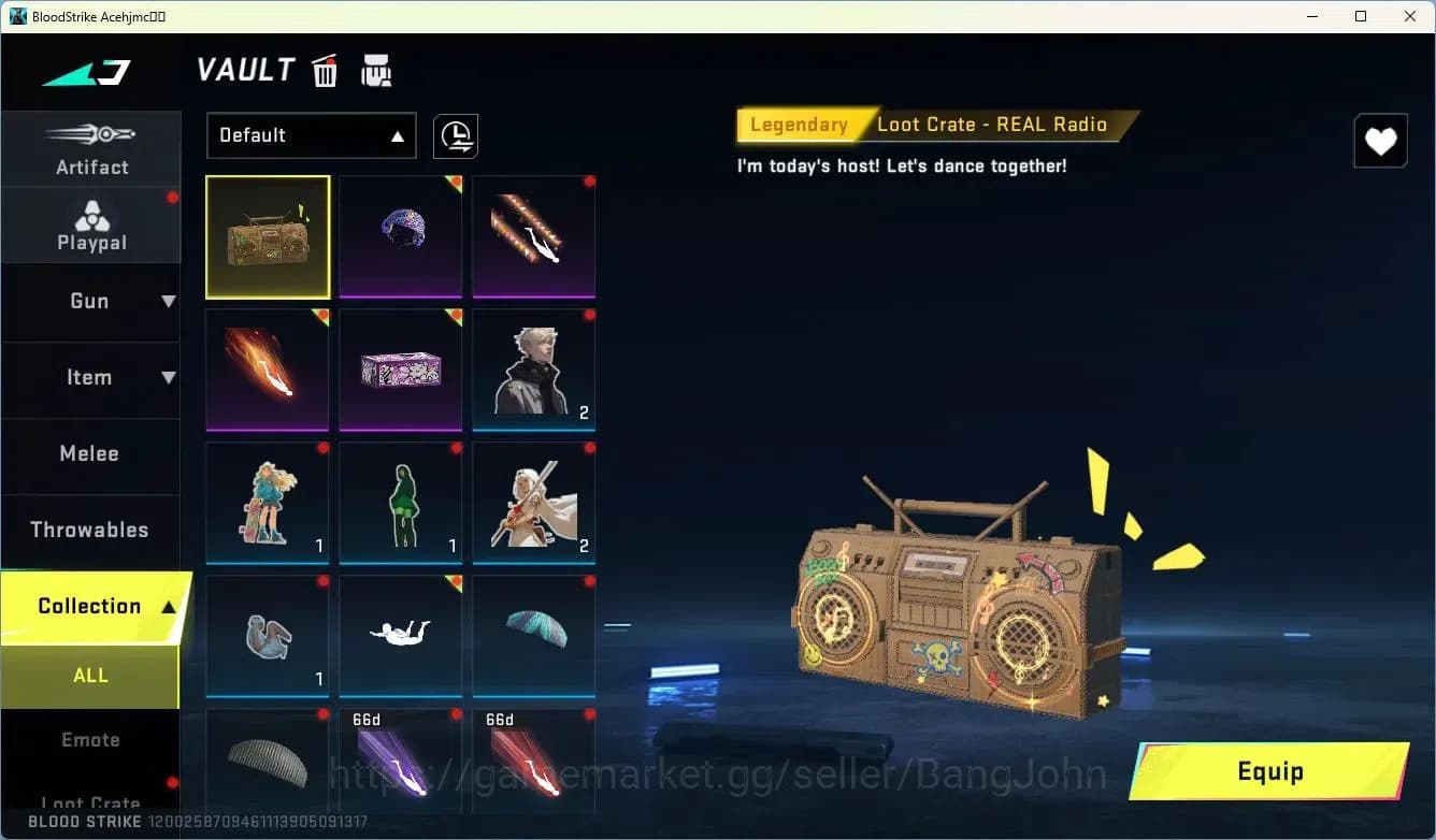 Blood Strike Accounts ASIA | 2 Collab Skins | 2 Limited Skins | 7 Legend image 14