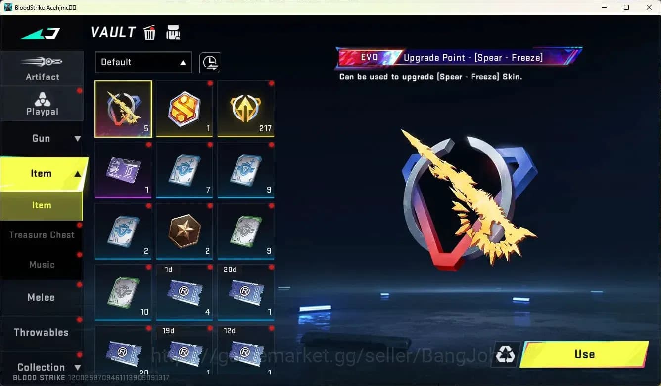 Blood Strike Accounts ASIA | 2 Collab Skins | 2 Limited Skins | 7 Legend image 16