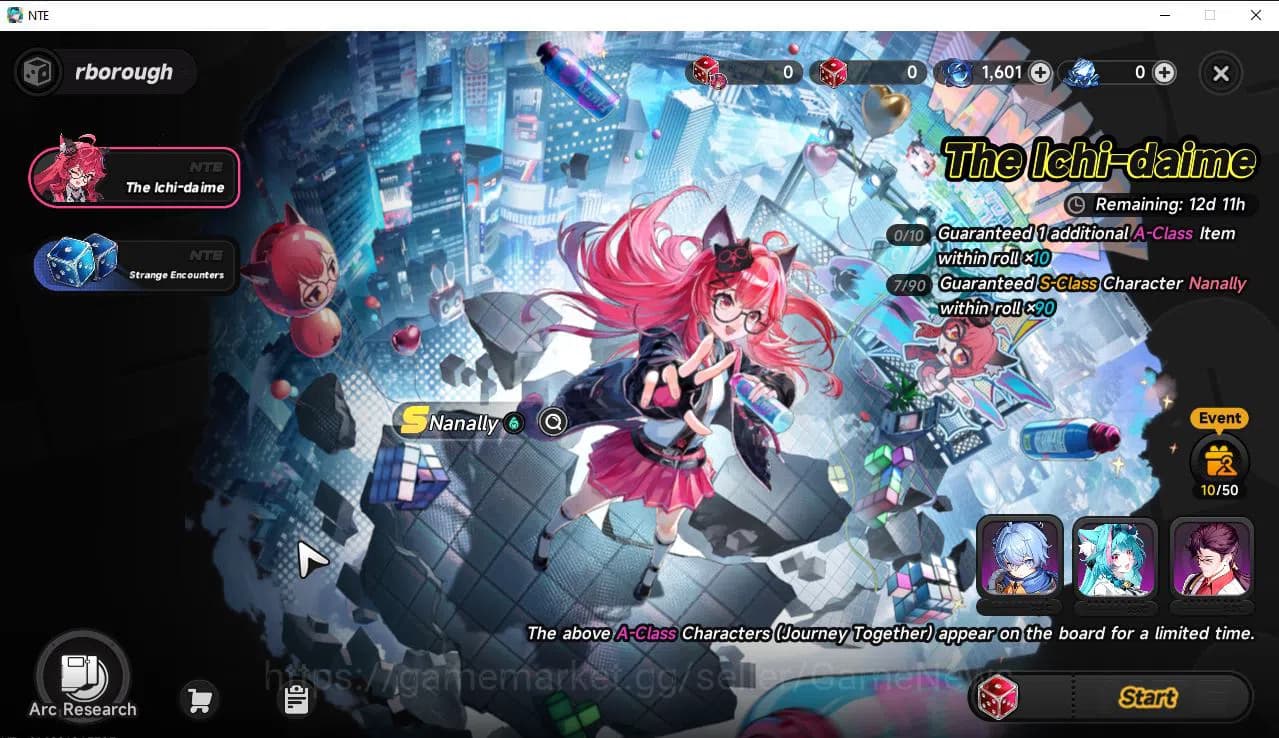 Neverness to Everness Accounts GLOBAL EU|HL 5|1 SSR Limited Nanally + 1 S Arc|4 S image 10