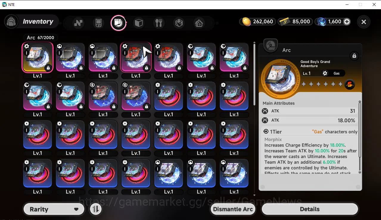 Neverness to Everness Accounts GLOBAL EU|HL 5|1 SSR Limited Nanally + 1 S Arc|4 S image 4