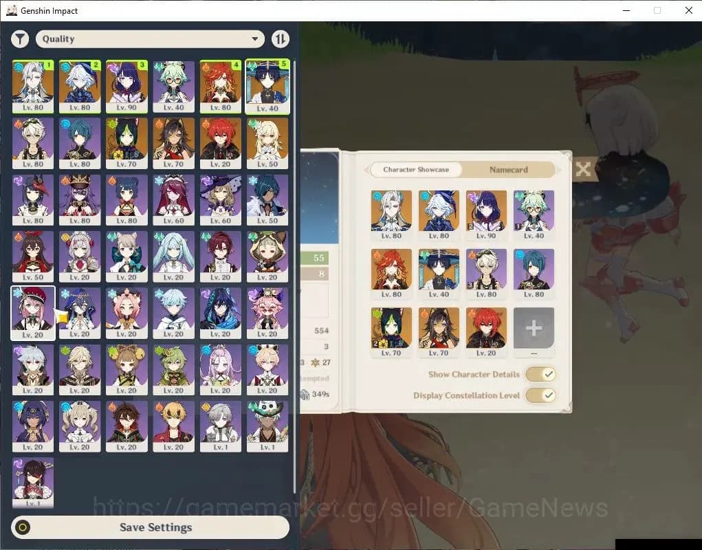 Genshin Impact Accounts ASIA|AR 55|5 Limited+3(*5Wep)|RaidenC2+Sign,Furina image 1