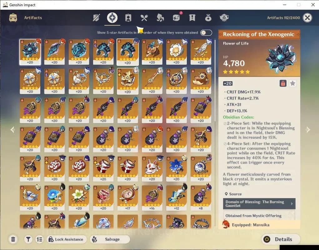 Genshin Impact Accounts ASIA|AR 55|5 Limited+3(*5Wep)|RaidenC2+Sign,Furina image 6