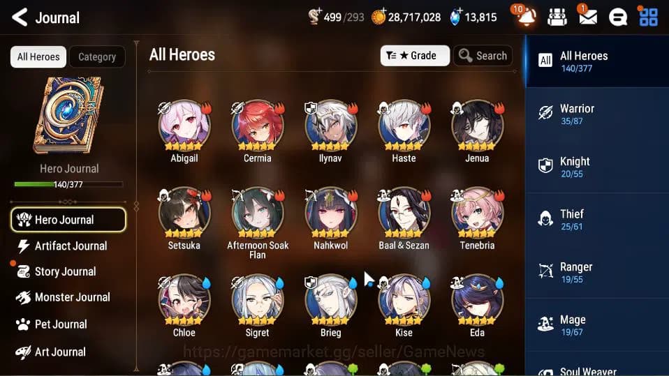 Epic Seven Accounts GLOBAL Unverif|New Era|12 ML(Salome,BArunka,LOTSca image 19