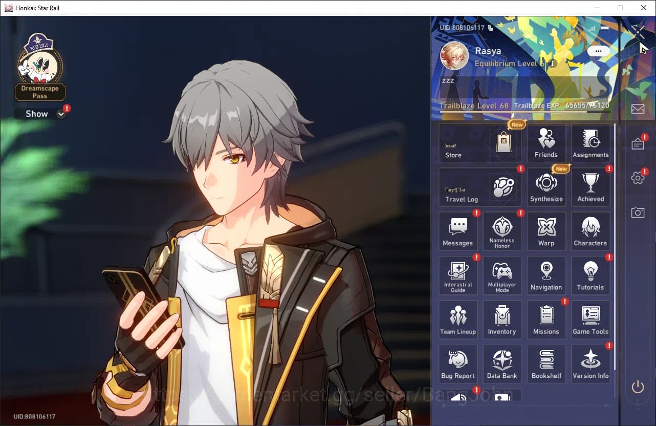 Honkai Star Rail Accounts ASIA|TL 68|11 limit|Firefly,YaoGuang,Acheron,TheHe image 10