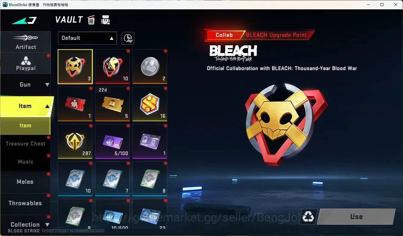 Blood Strike Accounts ASIA ULTRA=TALON-KNIFE,UMP45,GALIL,AR97,SCAR|MORE image 8