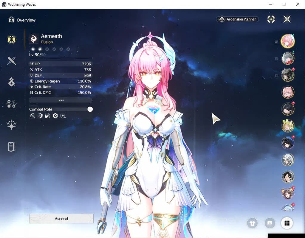 Wuthering Waves Accounts SEA | UL 25 | 3 Limited | Aemeath+Sign,Phrolova,Qi image 14