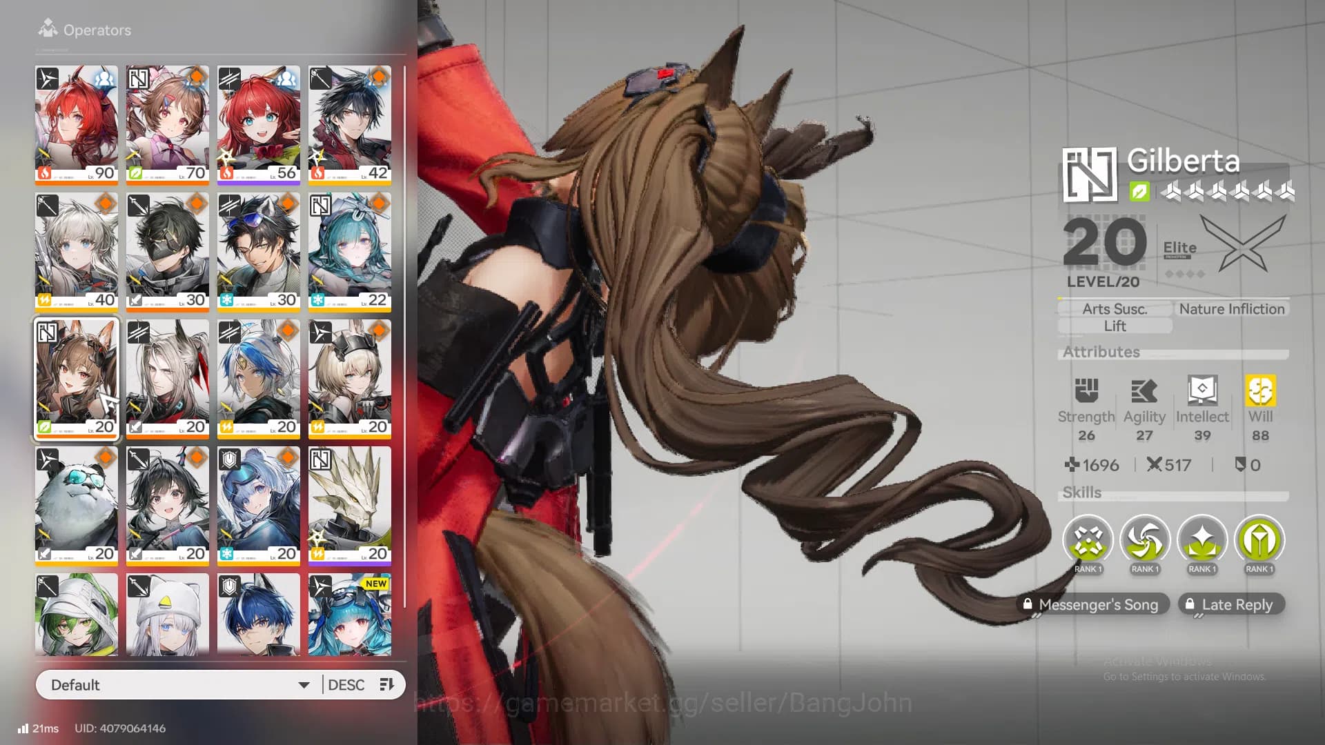 Arknights: Endfield Accounts ASIA | lv 53, laevatain, Ardelia, gilberta, pogra, image 4