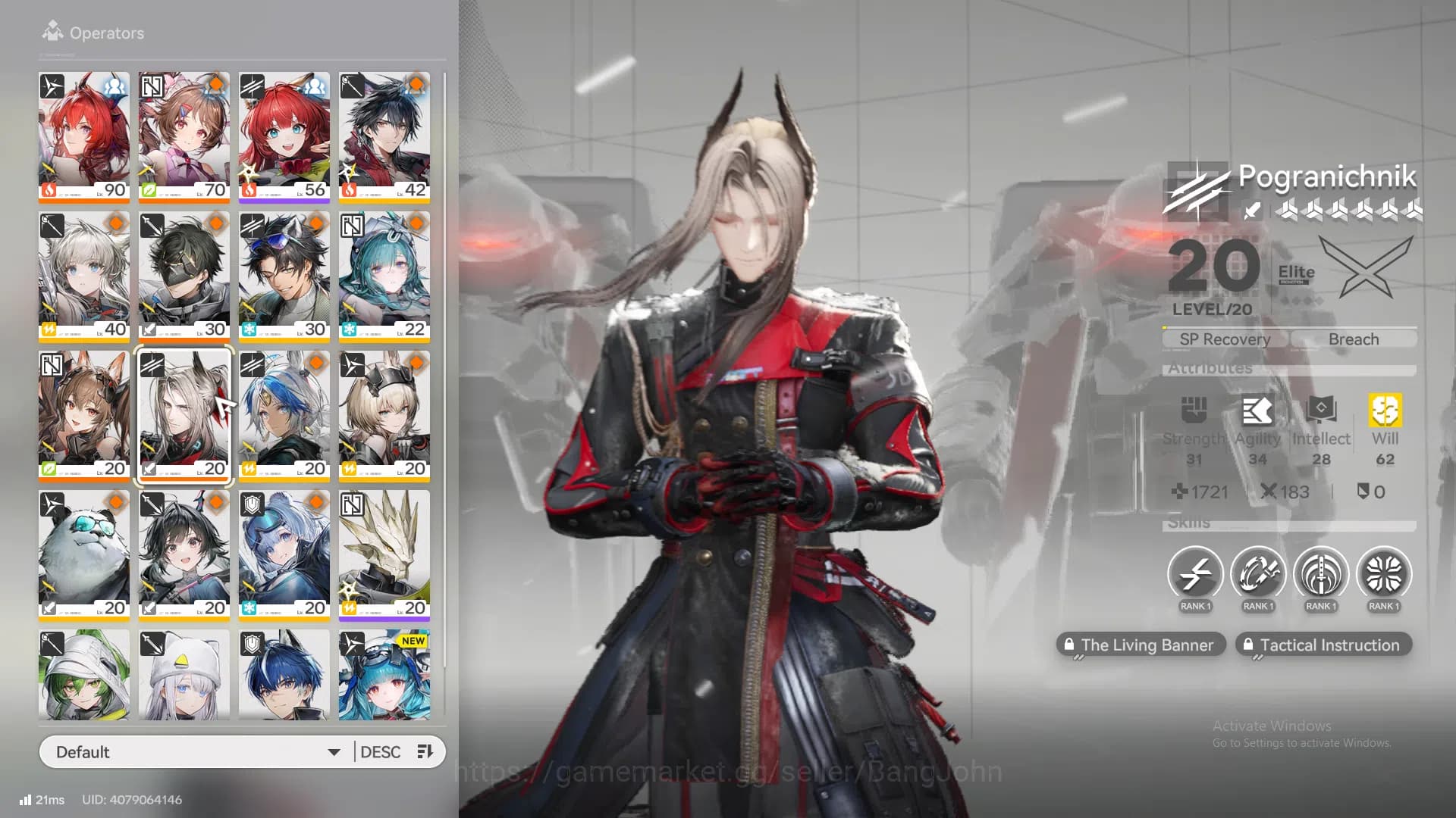 Arknights: Endfield Accounts ASIA | lv 53, laevatain, Ardelia, gilberta, pogra, image 5