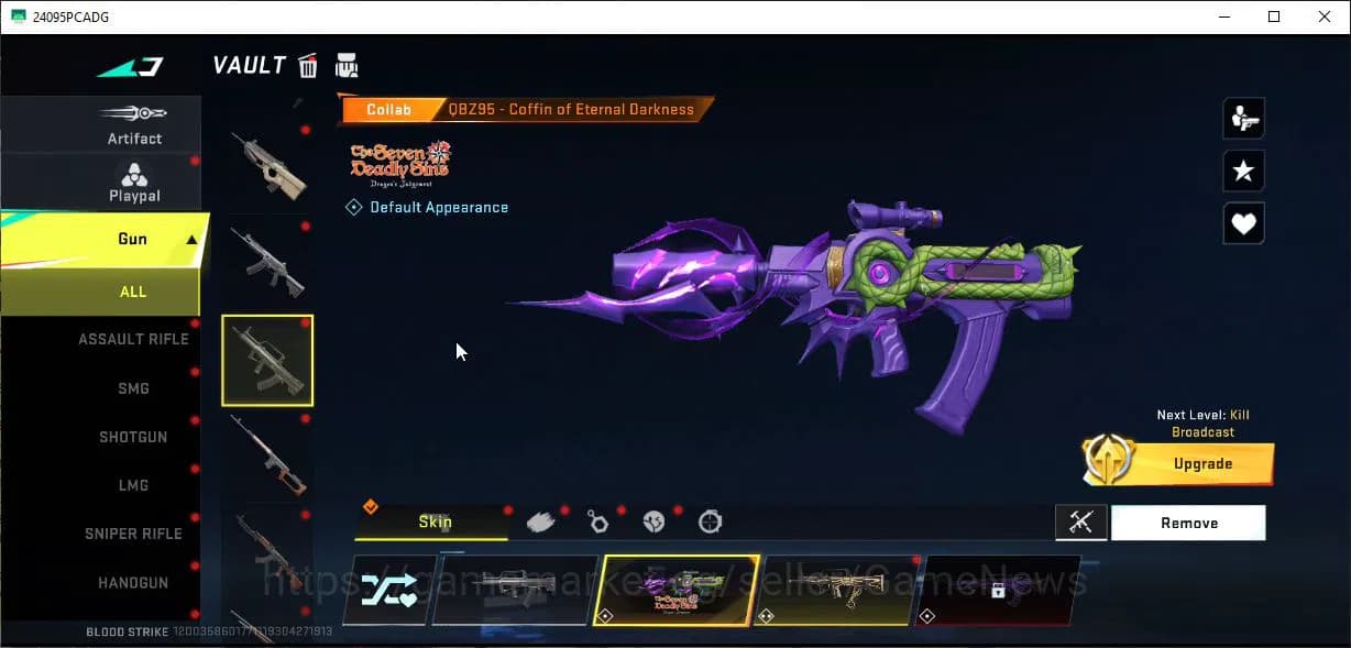 Blood Strike Accounts ASIA|EVO(FAL)+2Mele(Starfall,Butterfly)+Colab AOT( image 12