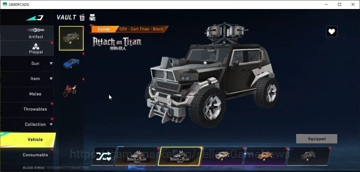 Blood Strike Accounts ASIA|EVO(FAL)+2Mele(Starfall,Butterfly)+Colab AOT( image 14