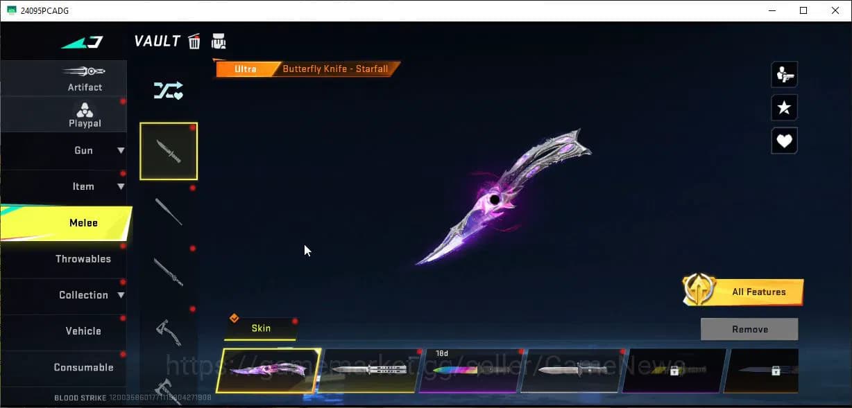 Blood Strike Accounts ASIA|EVO(FAL)+2Mele(Starfall,Butterfly)+Colab AOT( image 7