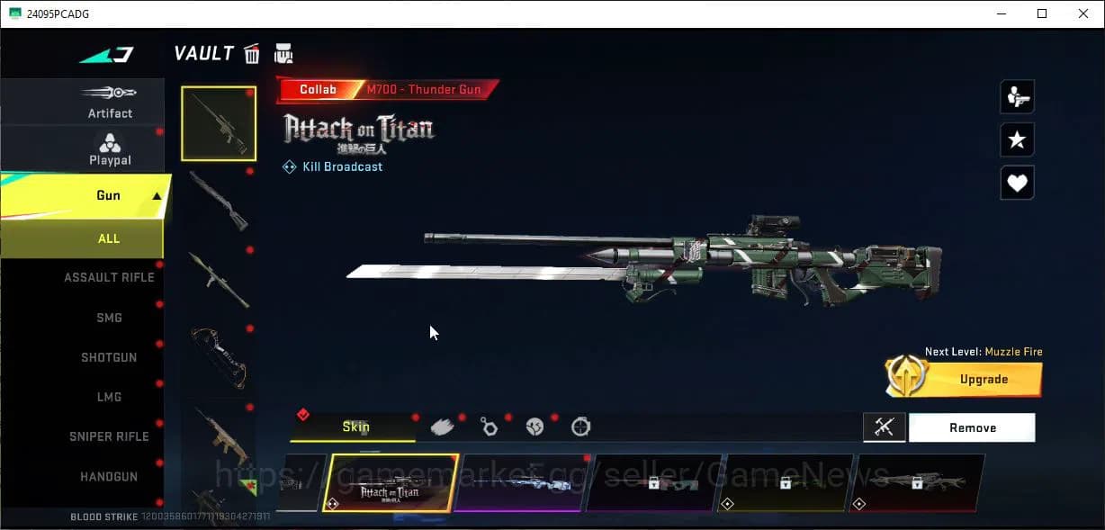 Blood Strike Accounts ASIA|EVO(FAL)+2Mele(Starfall,Butterfly)+Colab AOT( image 8