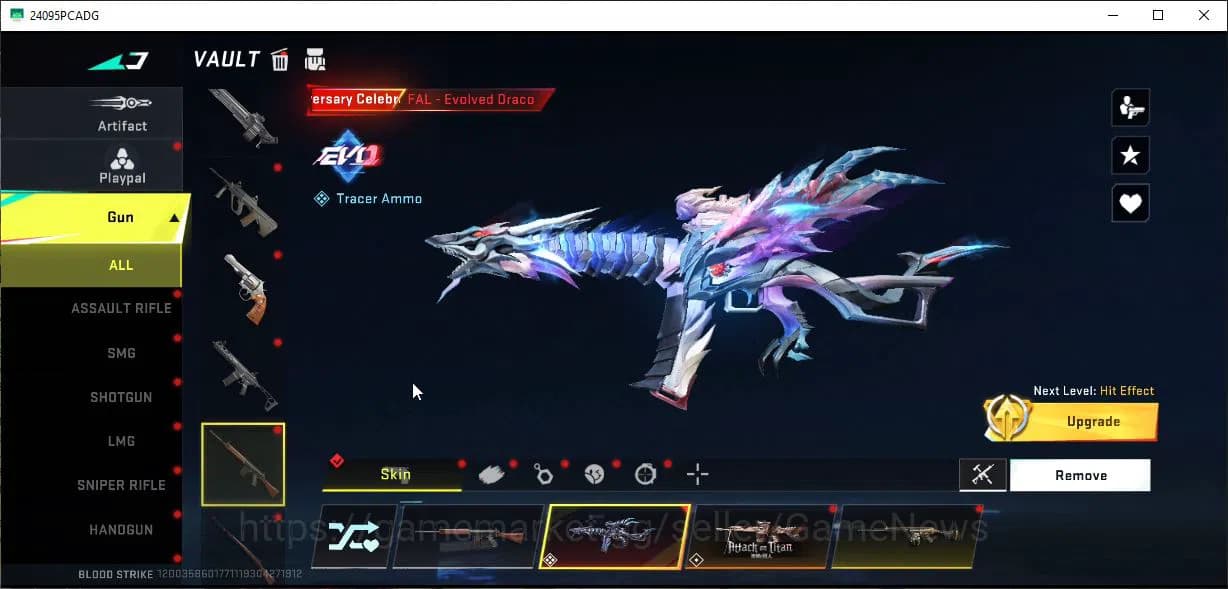 Blood Strike Accounts ASIA|EVO(FAL)+2Mele(Starfall,Butterfly)+Colab AOT( image 9