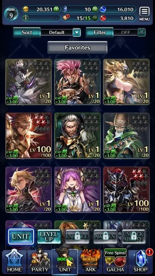 Last Cloudia Accounts GLOBAL|Rank 9|Top Tier Unit [Demon Lord Judecca-Sa image 1