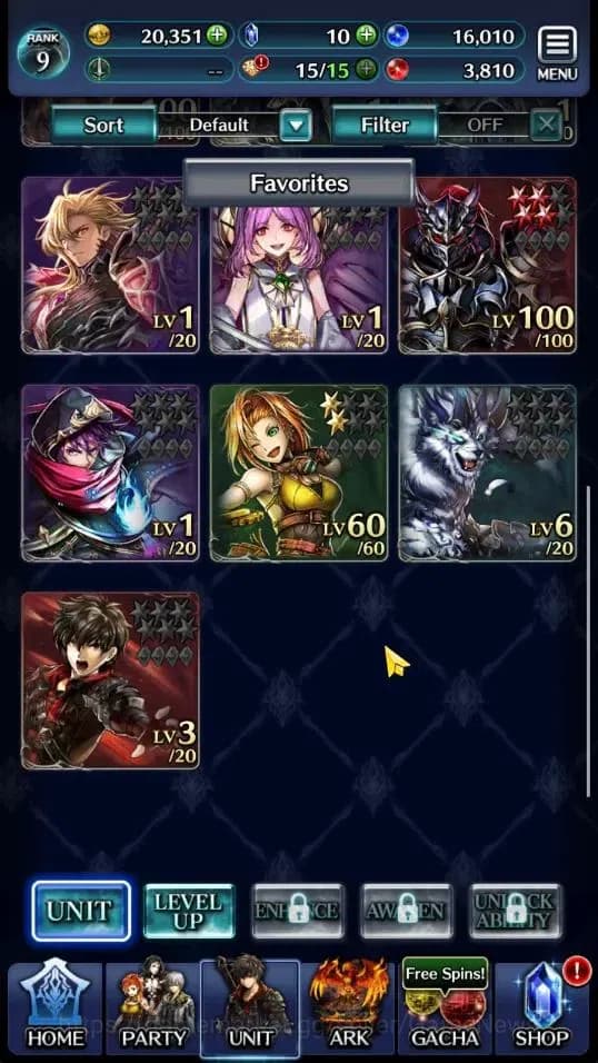 Last Cloudia Accounts GLOBAL|Rank 9|Top Tier Unit [Demon Lord Judecca-Sa image 2