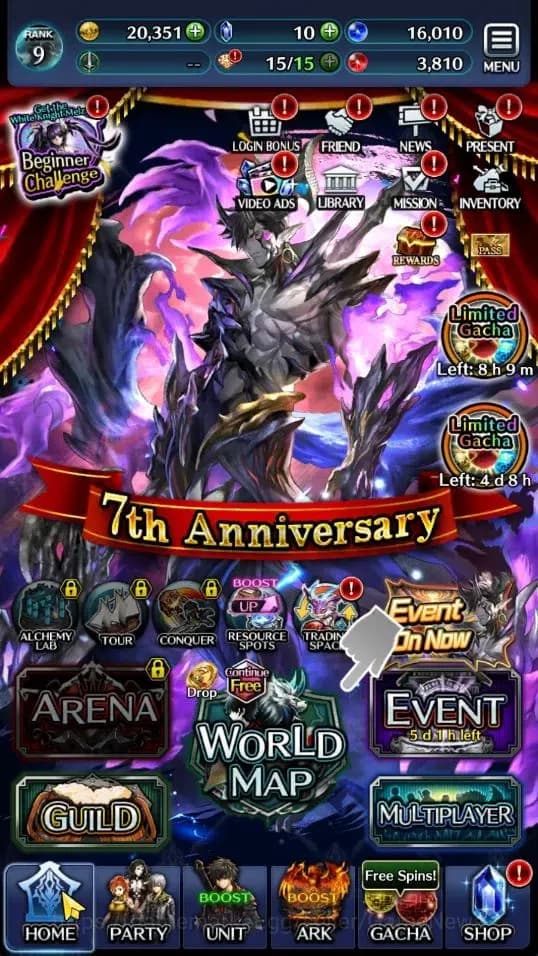 Last Cloudia Accounts GLOBAL|Rank 9|Top Tier Unit [Demon Lord Judecca-Sa image 5