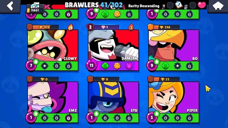 Brawl Stars Accounts 11807 Trophy|41 Brawlers 3 Max|2 Legend [Spike,Cor image 10