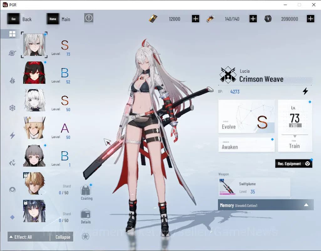 Punishing: Gray Raven Accounts EU | Lv 41 | Ready Gacha | 12K BC+2,6K YC+7,4K Blu image 9