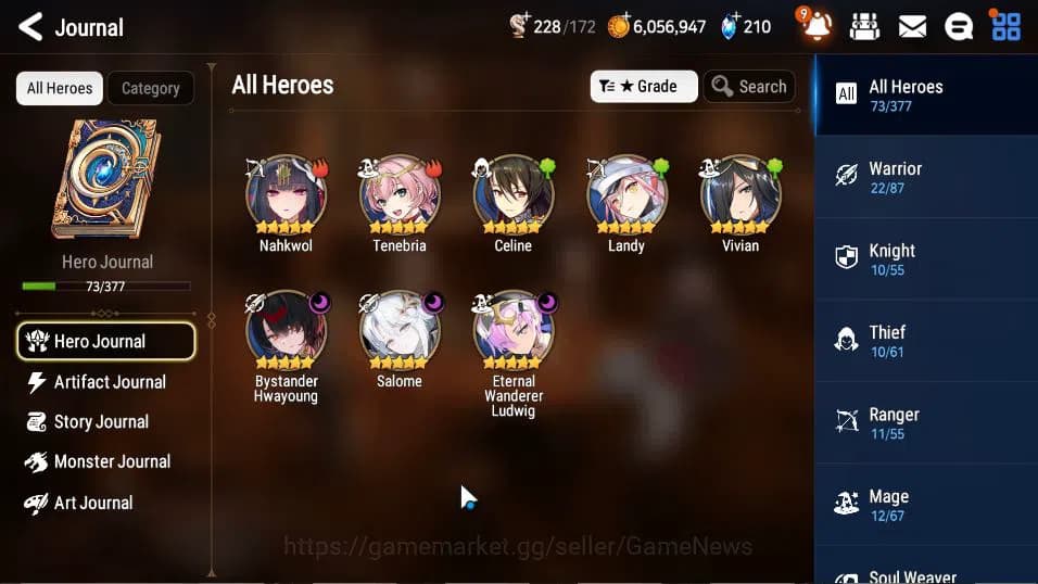 Epic Seven Accounts GLOBAL Unverif|New Era|3 ML(Salome, EW Ludwig, BHw image 19