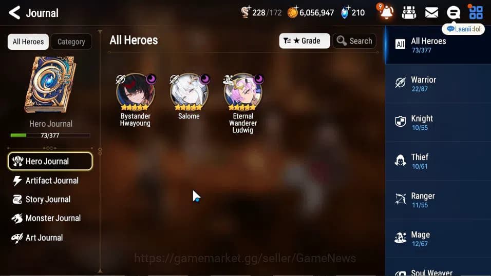 Epic Seven Accounts GLOBAL Unverif|New Era|3 ML(Salome, EW Ludwig, BHw image 20