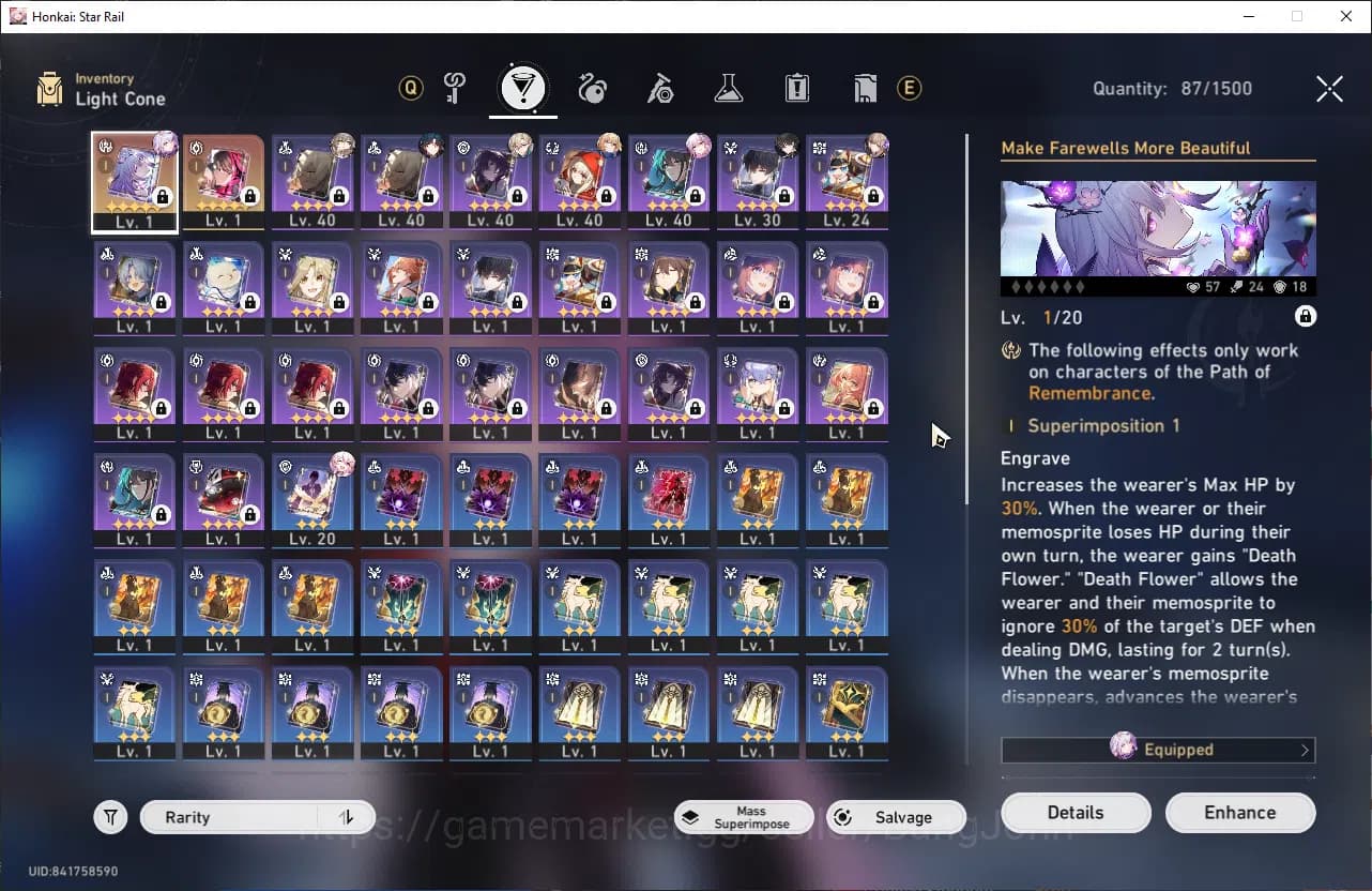 Honkai Star Rail Accounts ASIA | TL 25 | 5 LIMIT | CASTORICE SIGN | M7 EVERN image 10