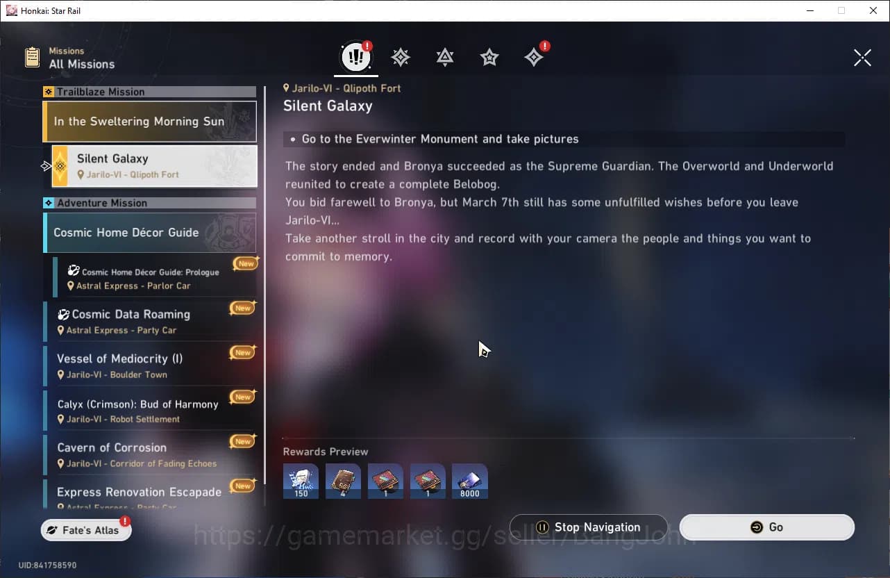 Honkai Star Rail Accounts ASIA | TL 25 | 5 LIMIT | CASTORICE SIGN | M7 EVERN image 3