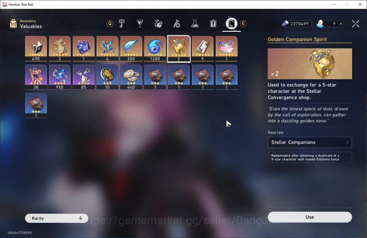 Honkai Star Rail Accounts ASIA | TL 25 | 5 LIMIT | CASTORICE SIGN | M7 EVERN image 4