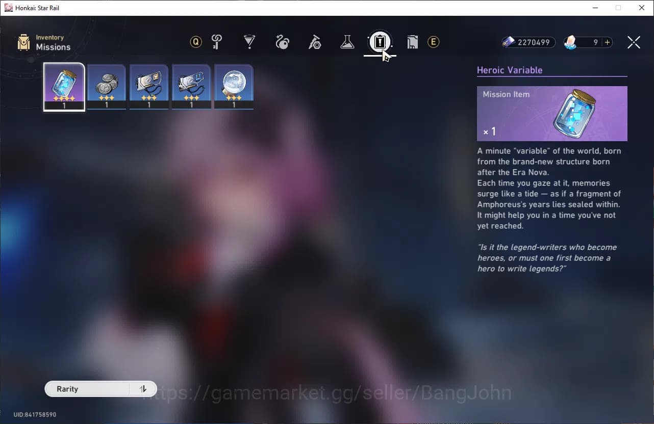 Honkai Star Rail Accounts ASIA | TL 25 | 5 LIMIT | CASTORICE SIGN | M7 EVERN image 5