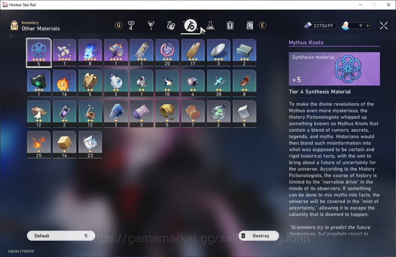 Honkai Star Rail Accounts ASIA | TL 25 | 5 LIMIT | CASTORICE SIGN | M7 EVERN image 7