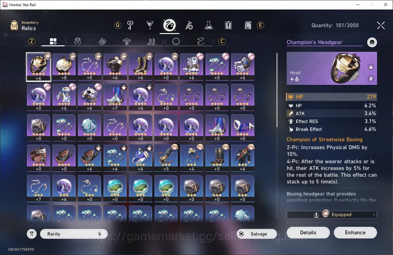 Honkai Star Rail Accounts ASIA | TL 25 | 5 LIMIT | CASTORICE SIGN | M7 EVERN image 8