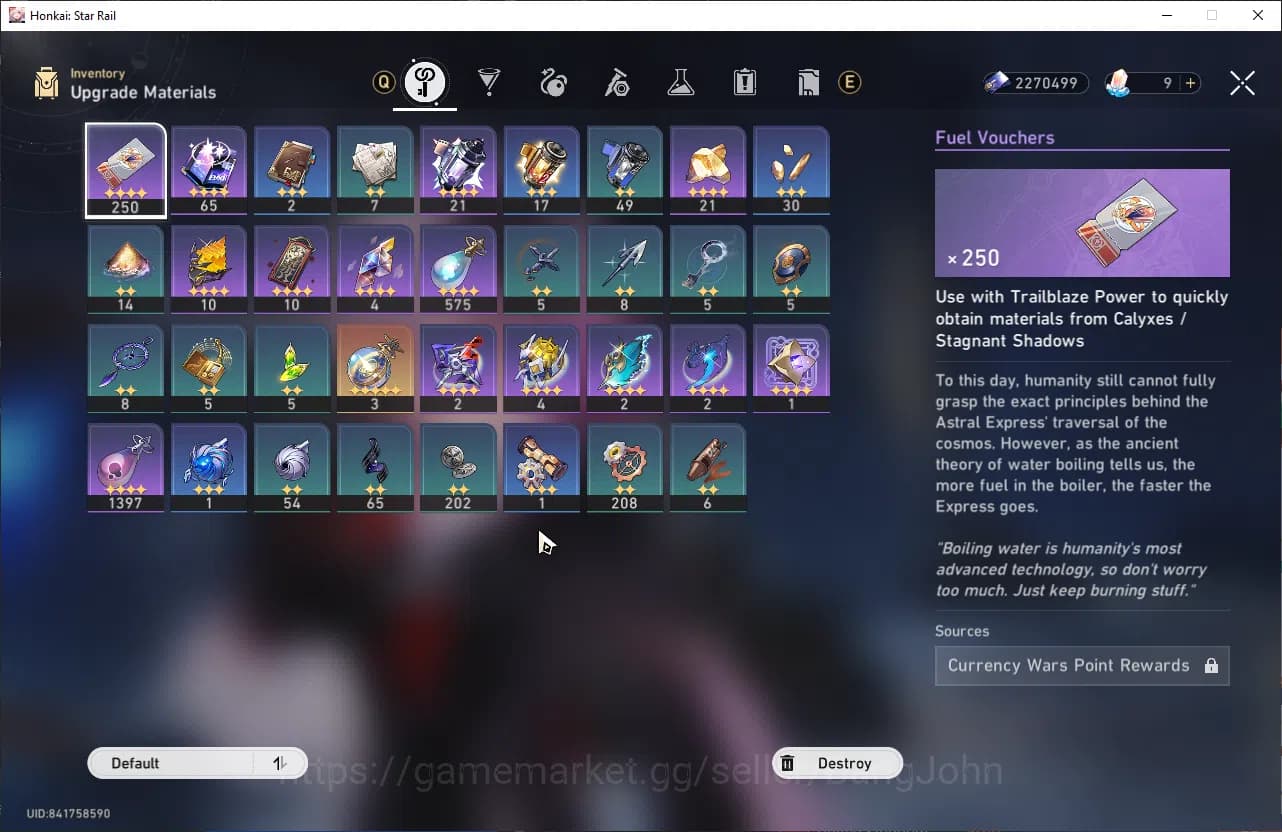 Honkai Star Rail Accounts ASIA | TL 25 | 5 LIMIT | CASTORICE SIGN | M7 EVERN image 9