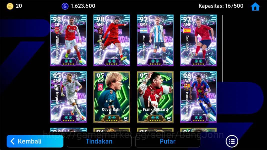 eFootball Accounts Android|PW 3152|will saliba shw,D szoboslay shw,ne image 4