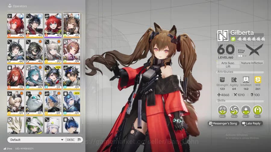 Arknights: Endfield Accounts ASIA | Laevatain, gilberta, Ardelia, ember, tang t image 13
