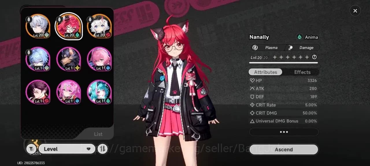 Neverness to Everness Accounts EU | Starter Lv 8 | 1 SSR (Sakiri)+ 7 SR + Glider image 11