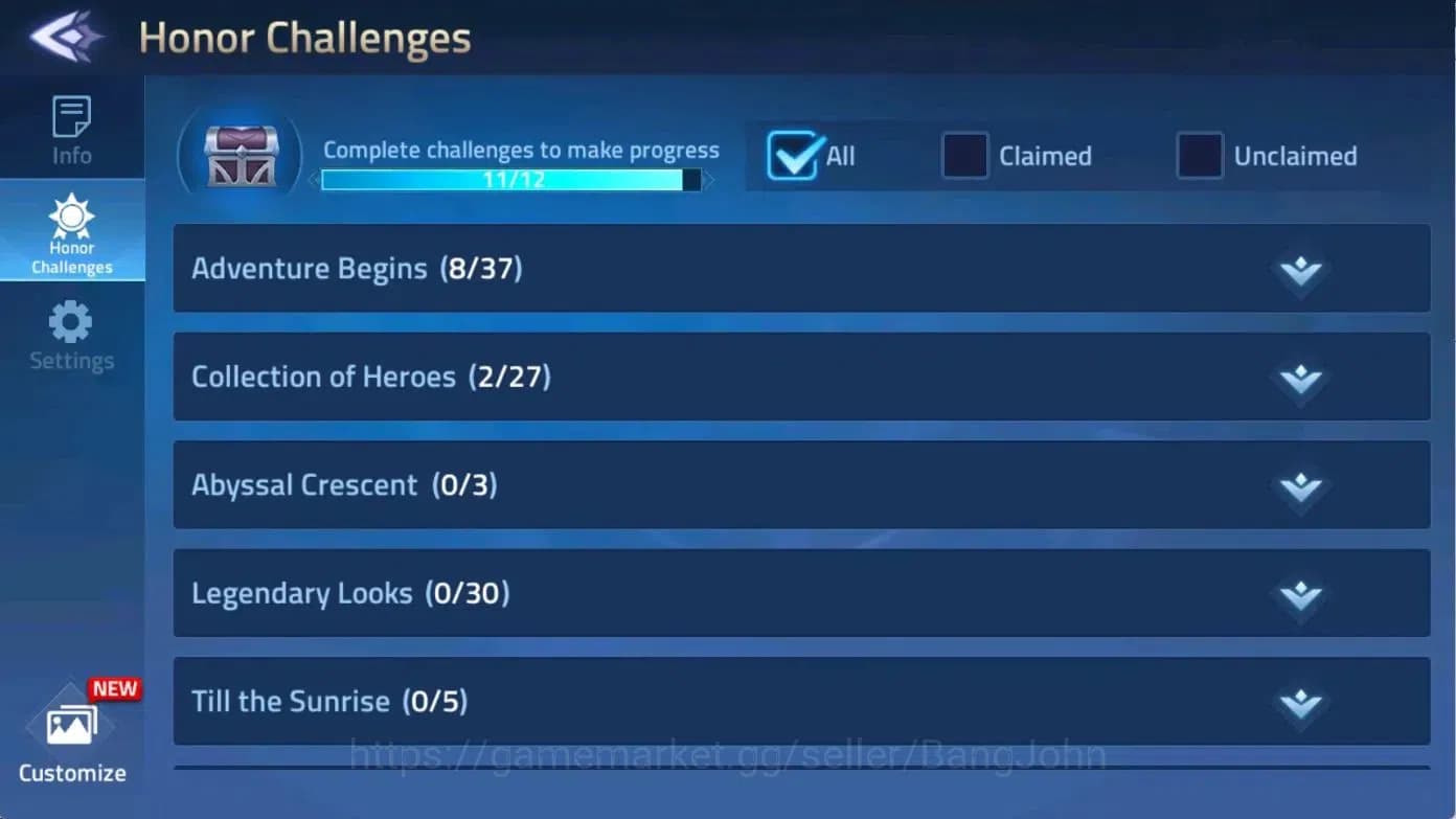 Mobile Legends: Adventure Accounts SERVER 70683|LVL 87|12639K POWER| 5 AWAKEN | 1UR H image 9