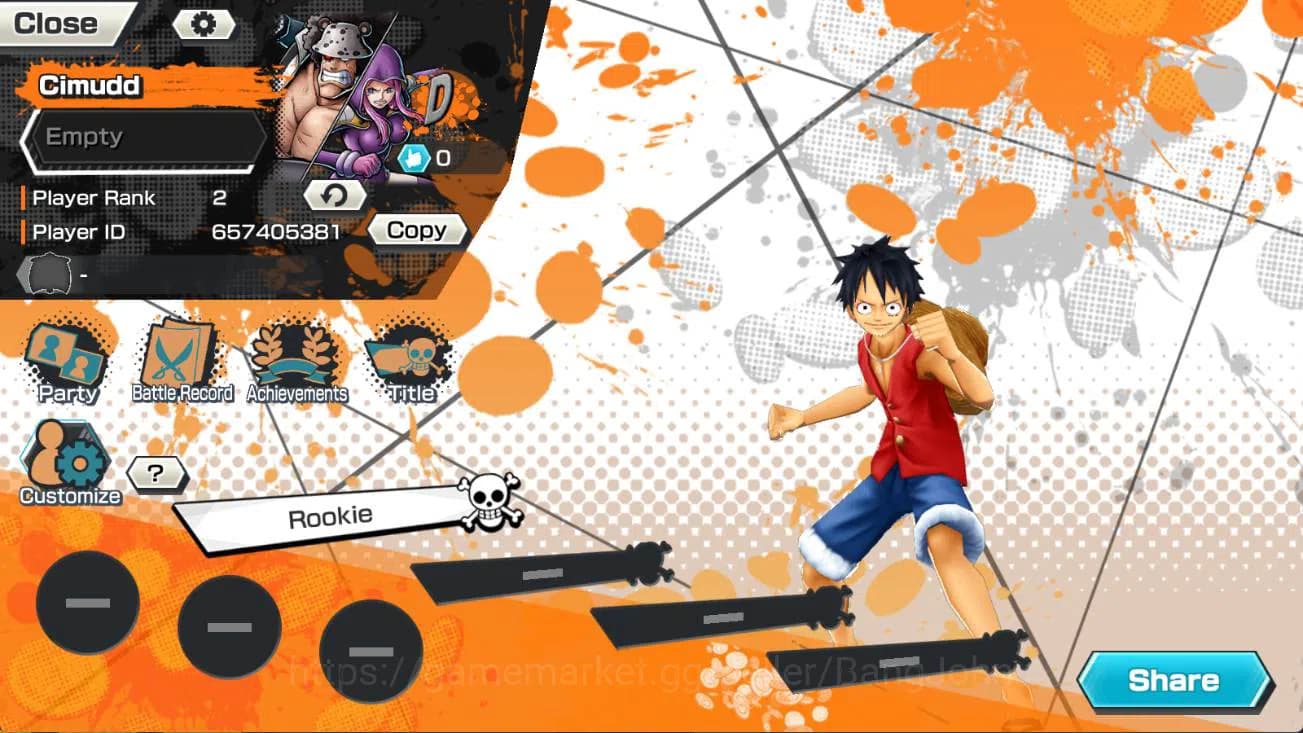 One Piece Bounty Rush Accounts GLOBAL | ex 1, st ethan baron, bikini hancock, van image 1