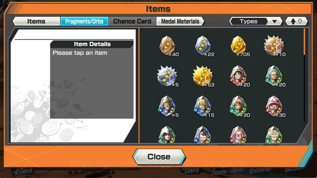 One Piece Bounty Rush Accounts GLOBAL | ex 1, st ethan baron, bikini hancock, van image 8