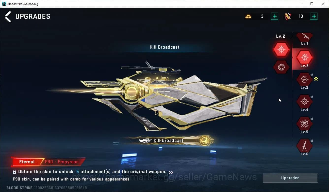 Blood Strike Accounts ASIA|ETERNAL[Lv4 UMP45,(lv3 M4A1,Vector,AK47)(Lv2 image 15