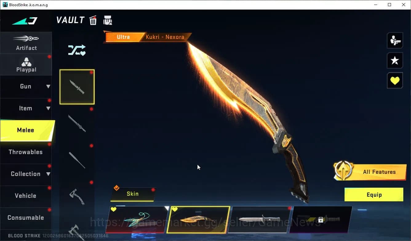 Blood Strike Accounts ASIA|ETERNAL[Lv4 UMP45,(lv3 M4A1,Vector,AK47)(Lv2 image 5