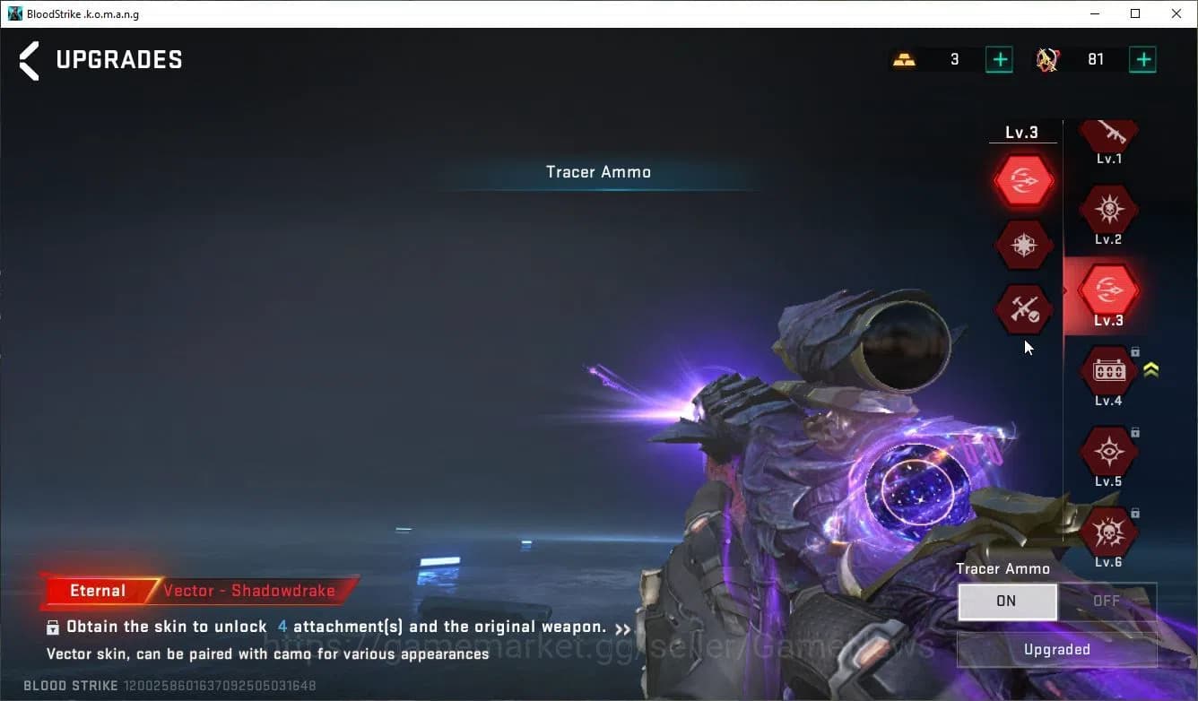 Blood Strike Accounts ASIA|ETERNAL[Lv4 UMP45,(lv3 M4A1,Vector,AK47)(Lv2 image 9
