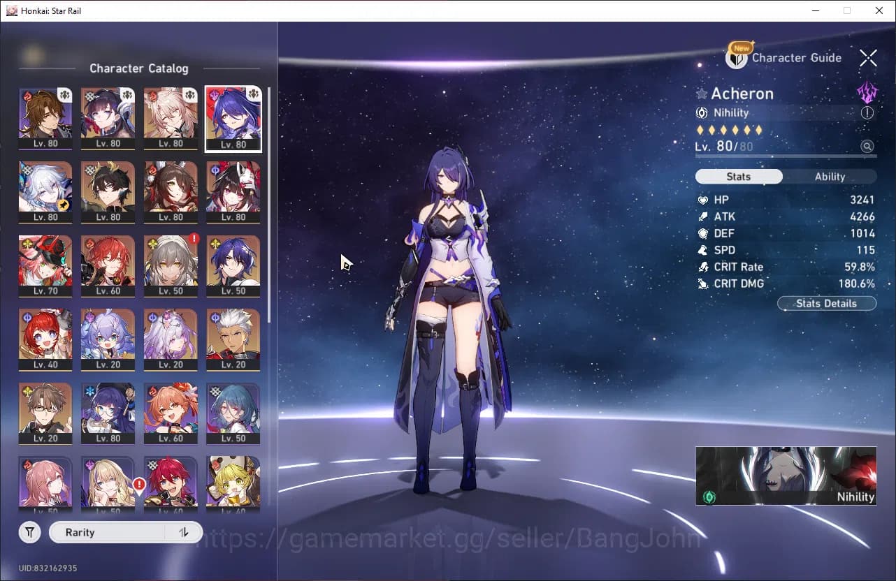 Honkai Star Rail Accounts ASIA | TL 65 | 12 Limit | 3 Golden Ticket | Hysile image 3