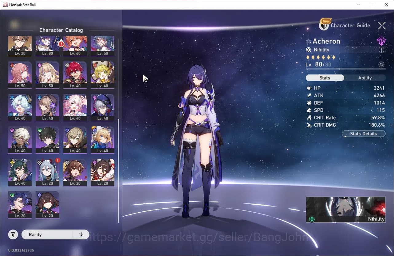 Honkai Star Rail Accounts ASIA | TL 65 | 12 Limit | 3 Golden Ticket | Hysile image 4