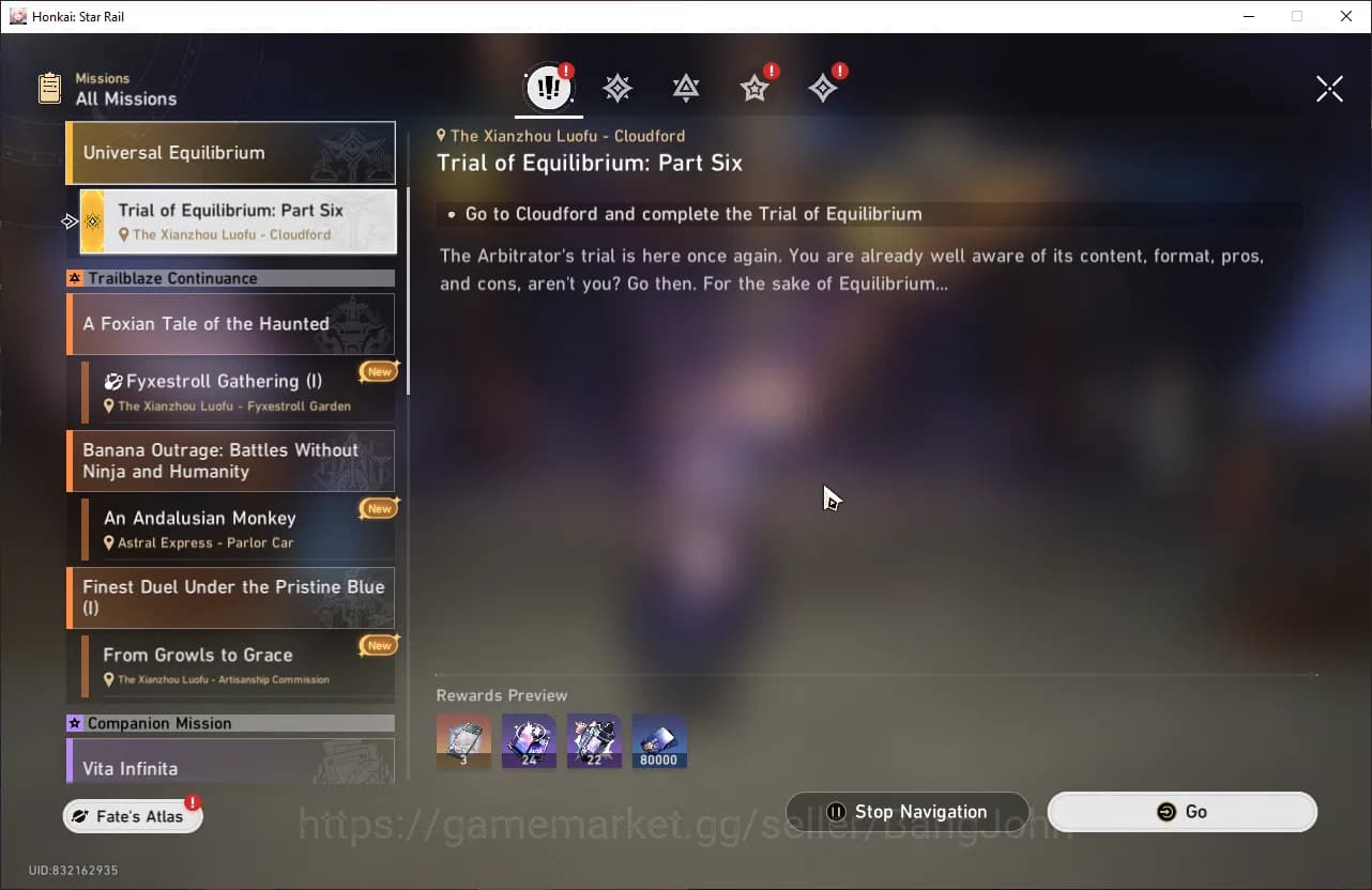 Honkai Star Rail Accounts ASIA | TL 65 | 12 Limit | 3 Golden Ticket | Hysile image 7